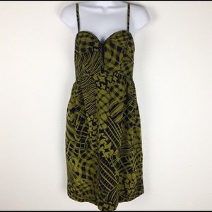 Maple by Anthropology silken Stiches dress size 6
